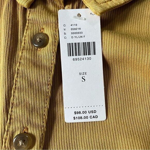 Anthropologie NWT Pilcro Boyfriend Buttondown Small - Picture 8 of 14